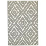 Tom Tailor »Garden Pattern«, rechteckig, 3 mm Höhe, Flachgewebe, modernes Rauten Design, In- und Outdoor geeignet TOM TAILOR HOME grün Kunststoff, Raute, 70x120 cm Teppiche & Böden, Teppiche, Moderne Teppiche