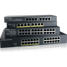 ZyXEL GS1915-24EP 24-Port GbE 802.3at, Smart Switch NebulaFlex, PoE+ 130W, Rack