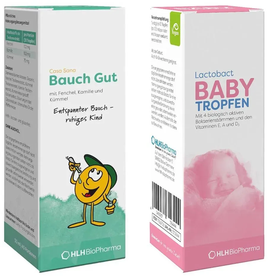 Lactobact Baby Tropfen 15ml + Cansa Sana Bauch Gut Tropfen 30ml