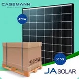 Solarmodul JA Solar JAM54S31-LR/420  Monofazial  420W Fullblack 36 Stück Palette