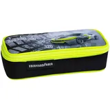 Faber-Castell Eberhard Faber 577575 - Schlampermäppchen Race Car leer, Federmäppchen mit großem Hauptfach und Innentasche
