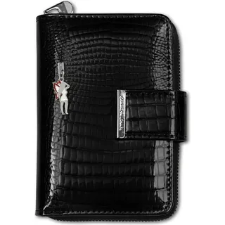 Jennifer Jones Damen Geldbörse Portemonnaie schwarz