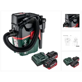 Metabo AS 18 L PC Compact + 2 x 8,0 Ah + Ladegerät