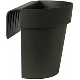 Euro3Plast Balkon-Hängetopf UP Ø 25 x 20 cm anthrazit