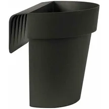 Euro3Plast Balkon-Hängetopf UP Ø 25 x 20 cm anthrazit