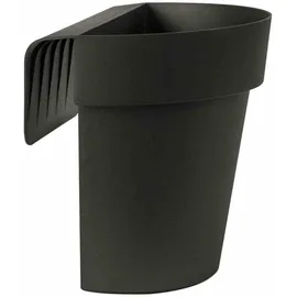 Euro3Plast Balkon-Hängetopf UP Ø 25 x 20 cm anthrazit