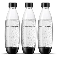 Sodastream Fuse PET-Flasche 3 x 1 l schwarz/weiß