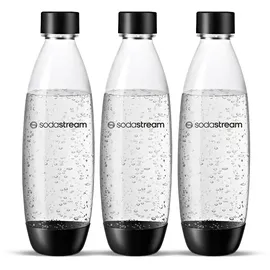 SodaStream Fuse PET-Flasche 3 x 1 l schwarz/weiß