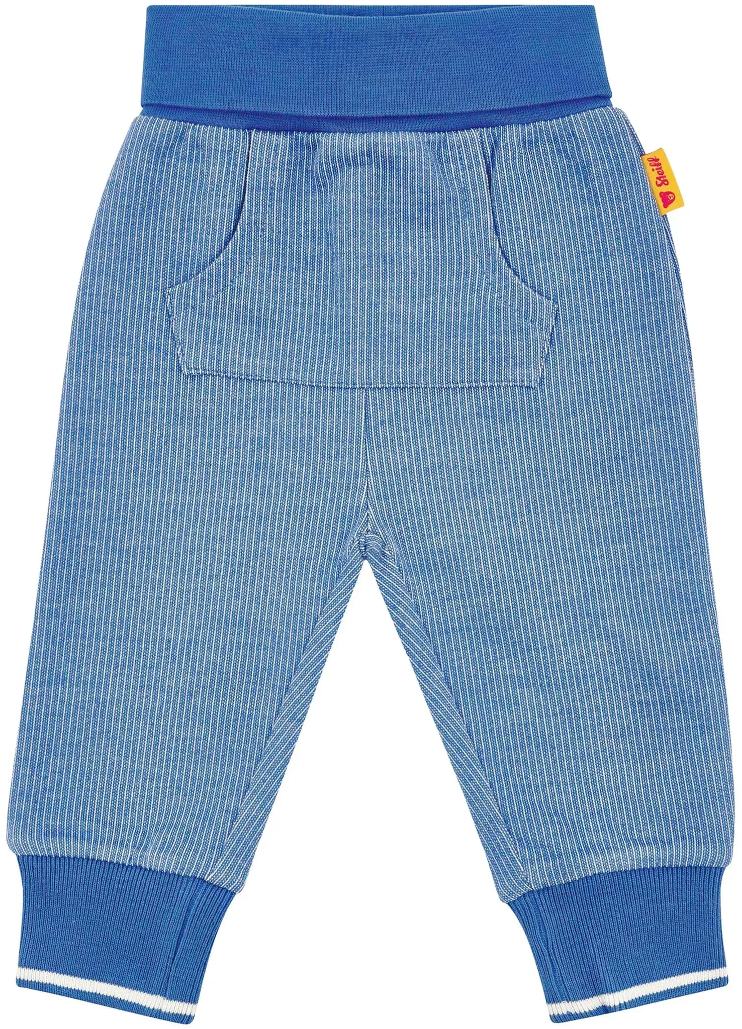 Steiff Jogginghose Ringel, blau, 68