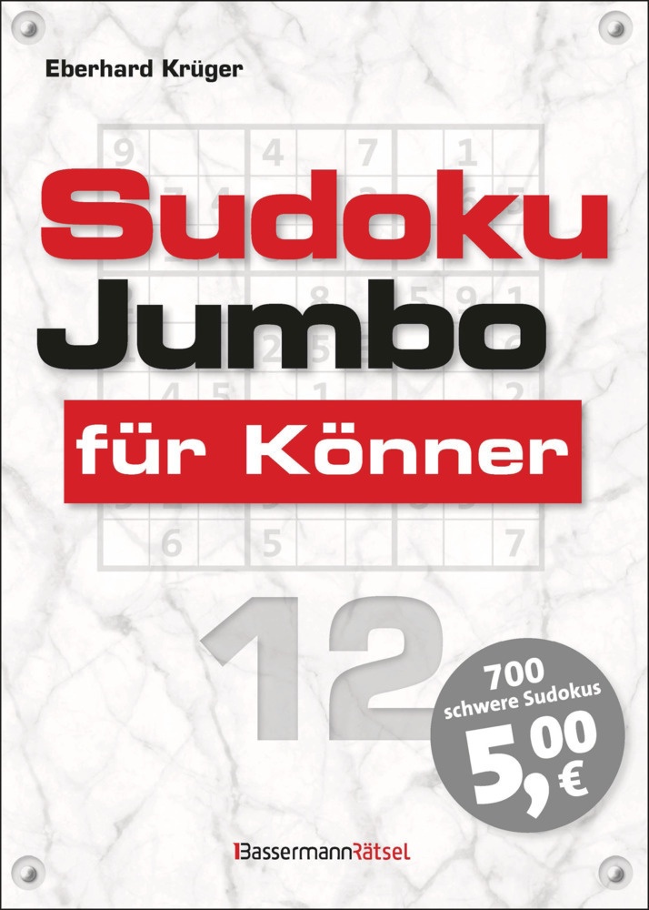 Sudokujumbo Für Könner 12 - Eberhard Krüger  Kartoniert (TB)
