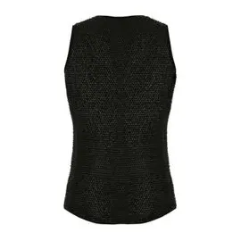 Santini SMS Alpha ärmelloses Unterhemd Schwarz XL/XXL