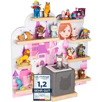 bunnyboo Toniebox Regal - für Toniebox und Figuren - ausreichend Platz für bis zu 25 Tonie Figuren und geprüfte Qualität - Tonie Magnetisch - Für Junge und Mädchen (Einhorn)