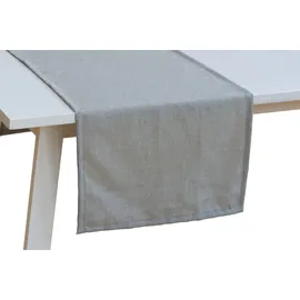 PICHLER Tischläufer Panama 50 x 150 cm Grau