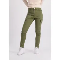 Alpha Industries Cargo Zip Pant Wmn«, Gr. S, Normalgrößen, olive,