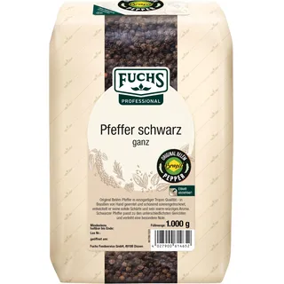 FUCHS Pfeffer schwarz ganz (1 kg) | 1er Pack