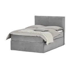 Boxi Boxspringbett 140 x 200 cm  Boxi ¦ grau ¦ Maße (cm): B: 140 H: 125