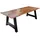 möbelliebling DORA 240 x 77 x 100 cm naturfarben/schwarz