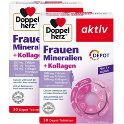 DH Frauen Mineralien + Kollagen Depot 2X30 St