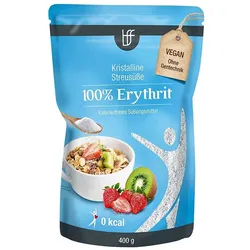 BFF 100% Erythrit Kristalline Streusüße Pulver 400 g