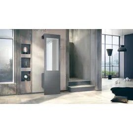 Vladon Wandgarderobe Carlton Neo 52 x 193 x 35 cm Anthrazit