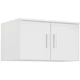 XORA Aufsatzschrank Weiß, Kunststoff, 72x43x54 cm, Waschküche, Mehrzweckschränke