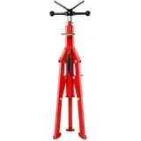 Vevor V-Head-Rohrständer Höhenverstellbar 711,2-1320,8 mm Pipe Jack-Ständer Tragbarer hochklappbarer Pipe-Standfuß mit V-Fold-A-Jacks
