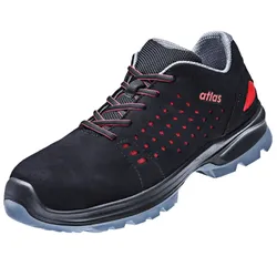Sicherheitshalbschuhe S1 "SL 30" Sportline red - 38 - schwarz