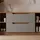 Vicco Waschbeckenunterschrank Lotta 2 Schubladen 119,2 x 62,5 x 32,0 cm Grau