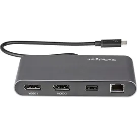 Startech StarTech.com Thunderbolt 3 Mini Dock - Tragbare TB3-Dockingstation mit dual Monitoren und DP 4K 60 Hz - GbE