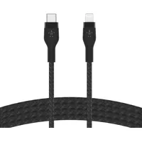 Belkin BoostCharge Pro Flex USB-C Kabel mit Lightning Connector 1 m, Schwarz