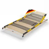 Lattenrost Ergo Spezial, CUBEsleep, Kopfteil verstellbar, 7 Zonen, Härteregulierung, fertig montiert, 10 Jahre Garantie 120 cm x 200 cm x 8.5 cm
