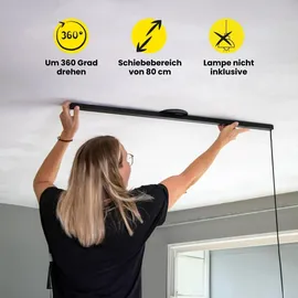 Lightswing Lightswing® Aufhängesystem Edelstahl Metall, 3x2x90 cm, Arbeitszimmer, Bürozubehör