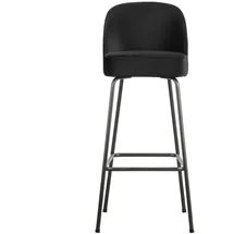 Woood Barhocker mit Fußstütze 50 x 55 x 103 cm Schwarz