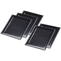 5X Solarpanel Solarzelle 2V 50mA Polykristallin Solarmodul für Ladegerät 54x54mm