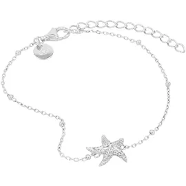 Tom Tailor Seestern-Optik Armband Silber 925 mit Zirkonia 2101255 Größe 20 cm