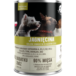 PetRepublic Stücke in Sauce mit Lammfleisch 400g für Hunde (Rabatt für Stammkunden 3%)