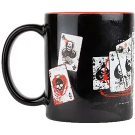 KONIX Alchemy Mug Keramiktasse 0,32 l Schwarz und Rot