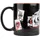 KONIX Alchemy Mug Keramiktasse 0,32 l Schwarz und Rot