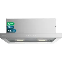 Cecotec Bolero Flux TLT 604000 Teleskopische Dunstabzugshaube 60 cm Silber