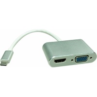 Roline 12033215 USB-Grafikadapter Silber