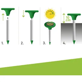 WINDHAGER Solar 4 Star Wühlmaus-/Maulwurfvertreiber (02112)