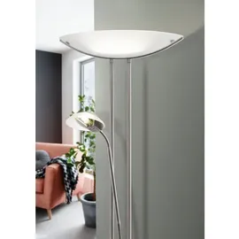 EGLO Baya 2-flg. nickel matt/weiß