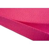 Jajasio Gurtband Baumwolle 50mm Breit, Baumwollgurtband Taschengurtband 07 - rosa/pink 6 Meter
