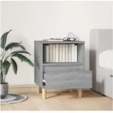 vidaXL Nachtschrank Grau Sonoma 40 x 35 x 50 cm Grau