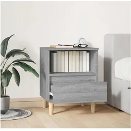 vidaXL Nachtschrank Grau Sonoma 40 x 35 x 50 cm Grau