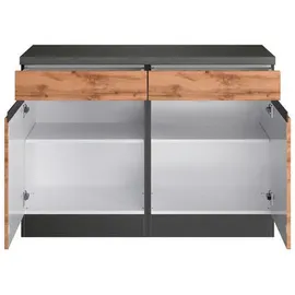 Held Unterschrank Turin 120 x 86 cm Grau