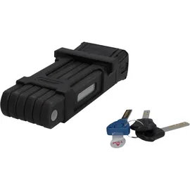 Fischer Faltschloss PROTEC PLUS FK85 Schwarz/Rot