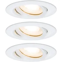 Paulmann LED Nova Plus 3er Set weiß matt,