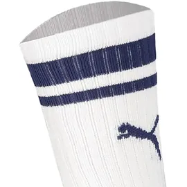 Puma Unisex Sport-Socken 2er Pack Weiß/Blau 39-42