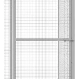 vidaXL Katzenkäfig 6x3x2,5 m Verzinkter Stahl